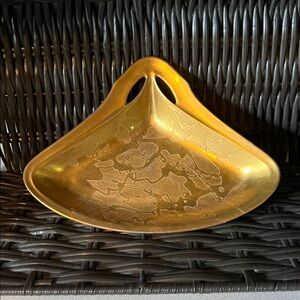 R&S Tillowitz gold Decorative ashtray or Dish for rings or ???